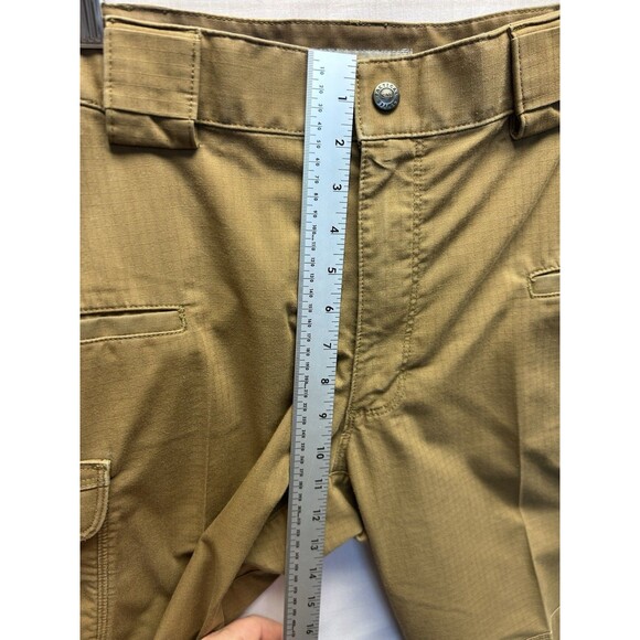 5.11 Tactical Mens Taclite Ripstop Cargo Pants Dark Khaki Size 38x32 Double Knee - Picture 5 of 9